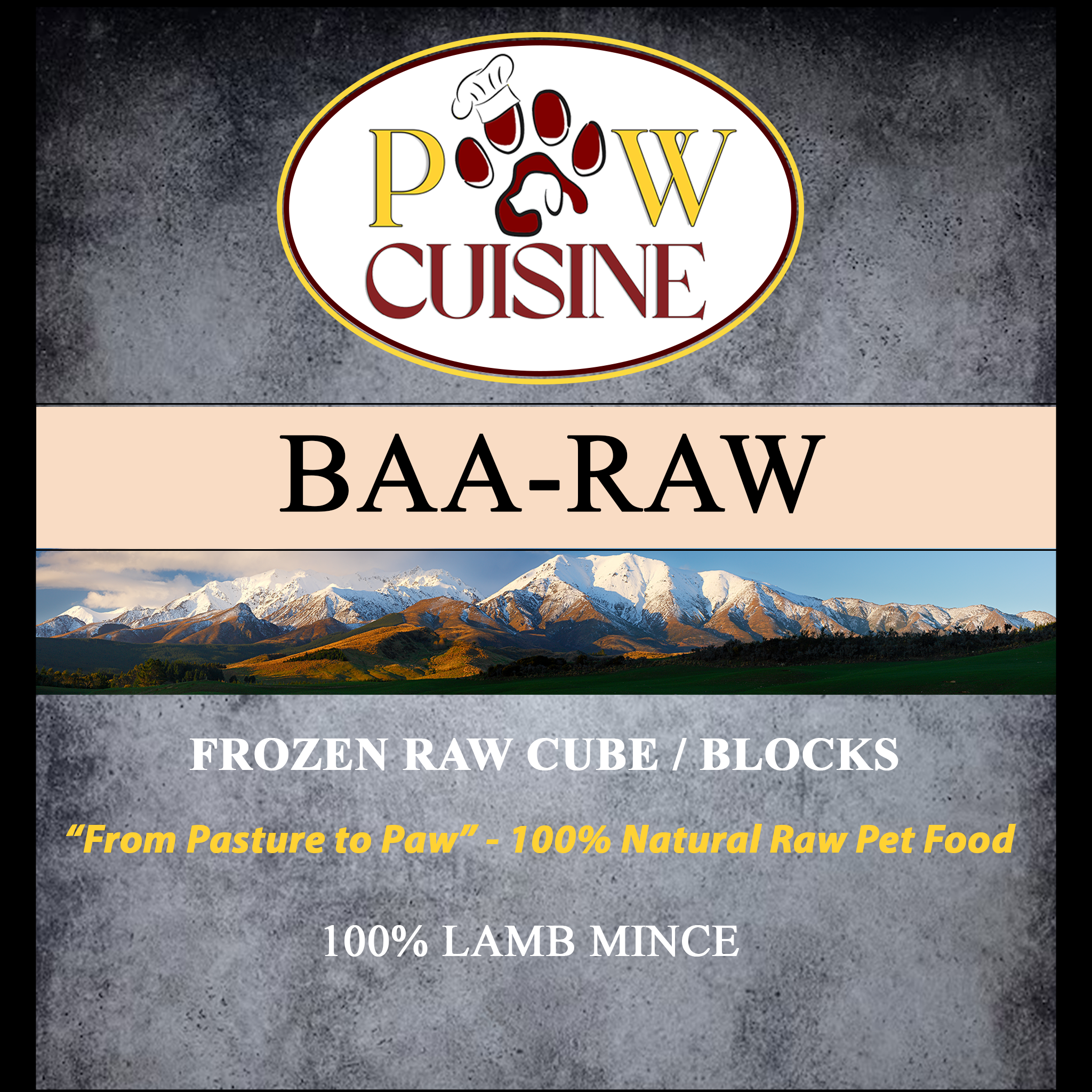 'BAA RAW' (Lamb Mince) – Paw Cuisine