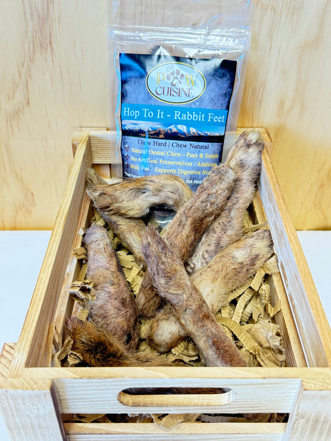 Hop To It - Rabbit / Hare Feet Fur-On