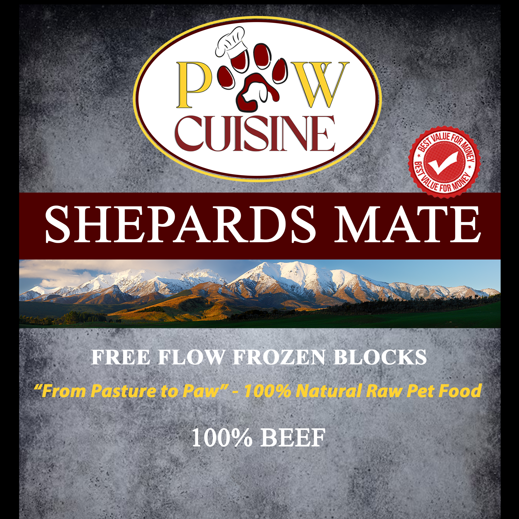 Shepard Checkmate SHEPHERDS MATE (65/35 Beef) 20KG – Paw Cuisine